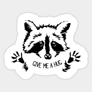 Raccoon Sticker